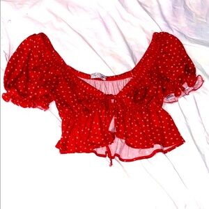 Urban outfitters Mauve cropped Women's Top medium